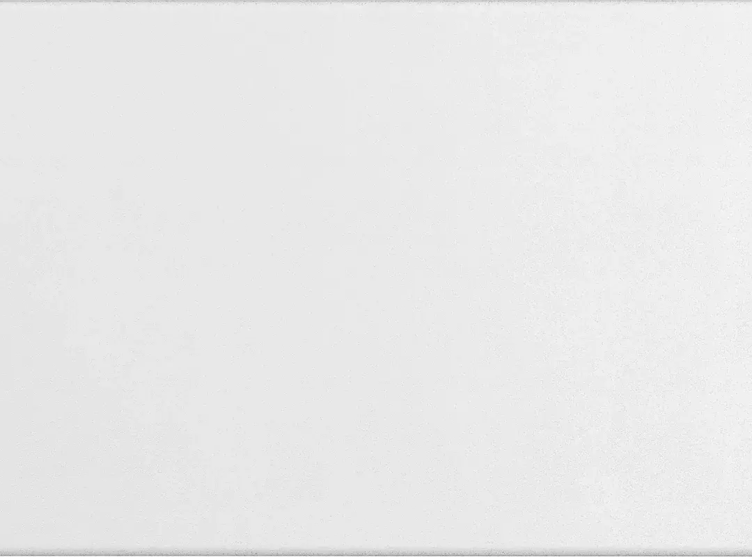 Solid White shower wall panel sample chip